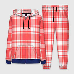 Женский костюм Checked red white
