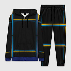 Женский костюм Neon yellow light blue