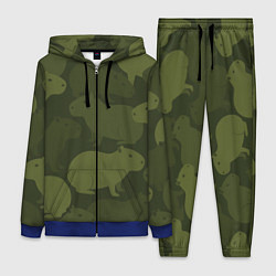 Женский 3D-костюм Камуфляж из капибар, цвет: 3D-синий