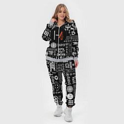 Женский 3D-костюм Twenty one pilots rock logo, цвет: 3D-меланж — фото 2