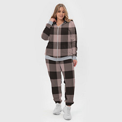 Женский 3D-костюм Темная пыльная роза паттерн, цвет: 3D-меланж — фото 2