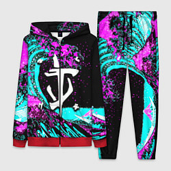 Женский костюм Doom самураи неоновая волна