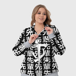 Женский 3D-костюм Doom logo japan, цвет: 3D-меланж — фото 2