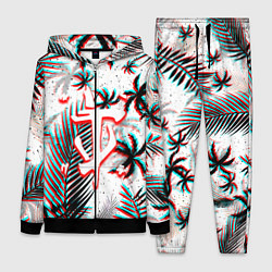 Женский 3D-костюм Doom тропики глитч, цвет: 3D-черный