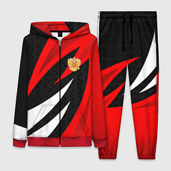 Женский костюм Россия - красный спорт