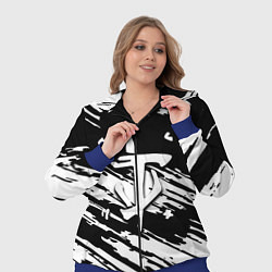 Женский 3D-костюм Doom краски полосы, цвет: 3D-синий — фото 2