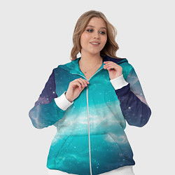 Женский 3D-костюм Галактическое сияние небес, цвет: 3D-белый — фото 2