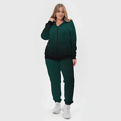 Женский 3D-костюм Тёмный изумруд, цвет: 3D-черный — фото 2