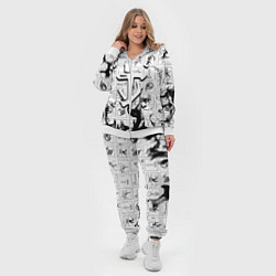 Женский 3D-костюм Doom x portal fire, цвет: 3D-белый — фото 2