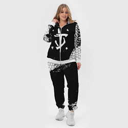 Женский 3D-костюм Doom соты краски, цвет: 3D-белый — фото 2