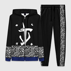 Женский 3D-костюм Doom геометрия линии, цвет: 3D-синий