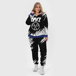 Женский 3D-костюм Dayz белые краски лого, цвет: 3D-синий — фото 2