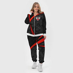 Женский 3D-костюм Федерация бокса - камуфляж, цвет: 3D-белый — фото 2