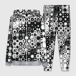 Женский 3D-костюм Черно-белая метаморфоза, цвет: 3D-меланж