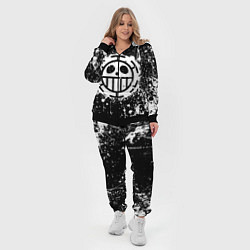 Женский 3D-костюм Пираты сердца - лого, цвет: 3D-черный — фото 2