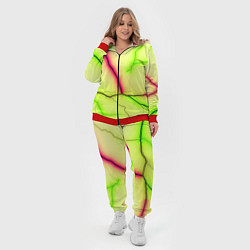 Женский 3D-костюм Multicolored lightning, цвет: 3D-красный — фото 2