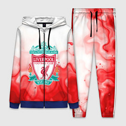 Женский 3D-костюм Фк Ливерпуль 2025, цвет: 3D-синий