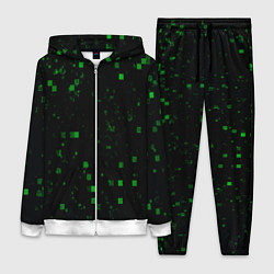 Женский 3D-костюм Color green khaki, цвет: 3D-белый