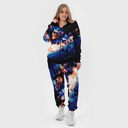 Женский 3D-костюм Бесконечный космос и туманность, цвет: 3D-черный — фото 2