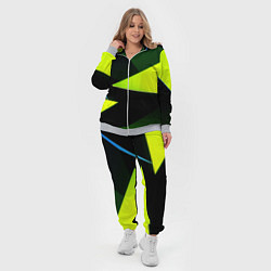 Женский 3D-костюм Geometric shapes, цвет: 3D-меланж — фото 2