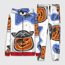 Женский 3D-костюм Радостный хэллоуин, цвет: 3D-красный