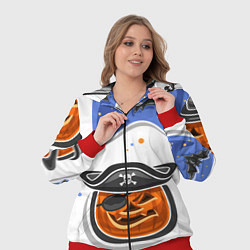 Женский 3D-костюм Радостный хэллоуин, цвет: 3D-красный — фото 2