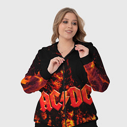 Женский 3D-костюм AC/DC Flame, цвет: 3D-черный — фото 2