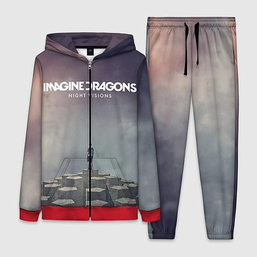 Женский костюм Imagine Dragons: Night Visions / 3D-Красный – фото 1