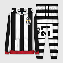 Женский 3D-костюм Juventus: Pirlo, цвет: 3D-красный