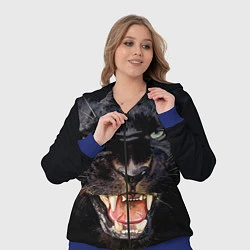 Женский 3D-костюм Пантера, цвет: 3D-синий — фото 2