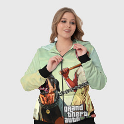 Женский 3D-костюм GTA 5: Franklin Clinton, цвет: 3D-черный — фото 2