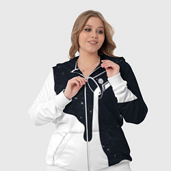 Женский 3D-костюм Черно-белый, цвет: 3D-белый — фото 2