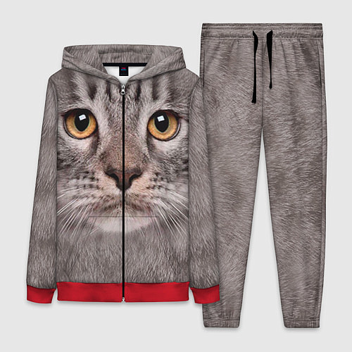 Женский костюм Котик / 3D-Красный – фото 1