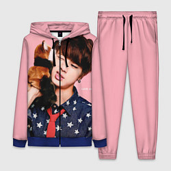 Женский 3D-костюм BTS: Love Me, цвет: 3D-синий