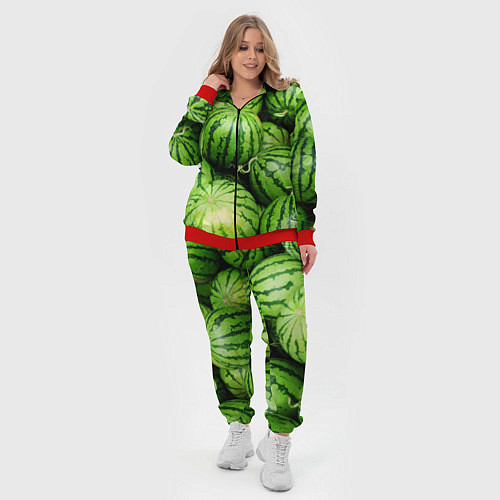Женский костюм Арбузы / 3D-Красный – фото 4