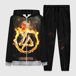 Женский 3D-костюм Linkin Park: Burning the skies, цвет: 3D-меланж