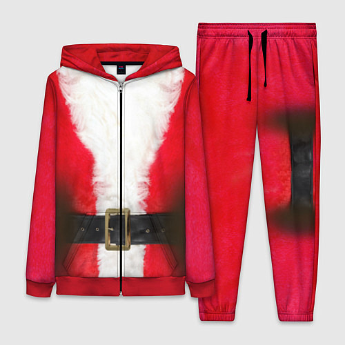 Женский костюм Дед мороз / 3D-Красный – фото 1