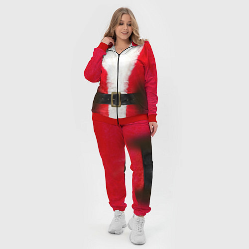Женский костюм Дед мороз / 3D-Красный – фото 4