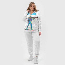 Женский 3D-костюм Биатлон, цвет: 3D-белый — фото 2