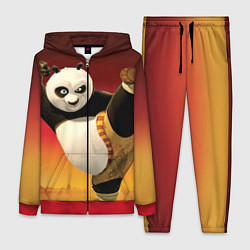 Женский 3D-костюм Кунг фу панда, цвет: 3D-красный