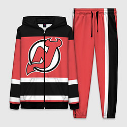 Женский 3D-костюм New Jersey Devils, цвет: 3D-черный