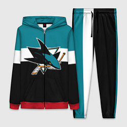 Женский 3D-костюм San Jose Sharks, цвет: 3D-красный