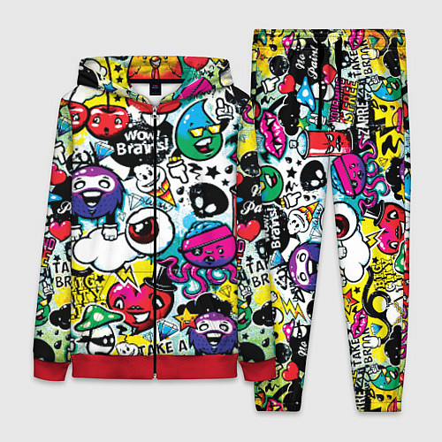 Женский костюм Bombing / 3D-Красный – фото 1