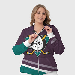 Женский 3D-костюм Anaheim Ducks Selanne, цвет: 3D-белый — фото 2