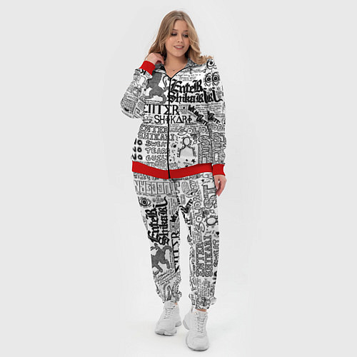 Женский костюм Enter Shikari: Words / 3D-Красный – фото 4