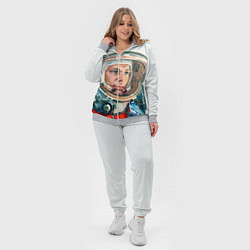 Женский 3D-костюм Гагарин в полете, цвет: 3D-меланж — фото 2