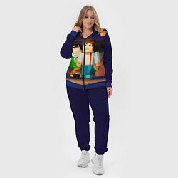 Женский 3D-костюм Minecraft Men's, цвет: 3D-синий — фото 2