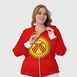 Женский 3D-костюм Киргизия, цвет: 3D-белый — фото 2