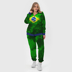 Женский 3D-костюм Бразилия, цвет: 3D-синий — фото 2