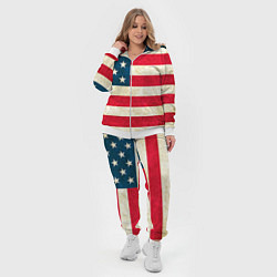 Женский 3D-костюм США, цвет: 3D-белый — фото 2